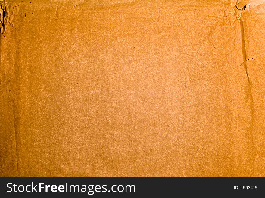 Vintage aged corrugated paper background. Vintage aged corrugated paper background