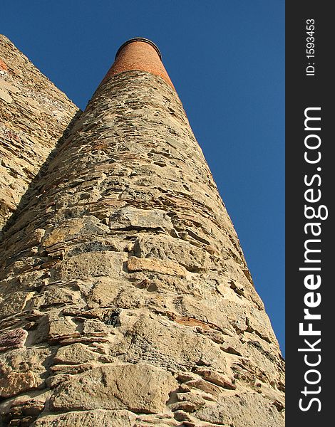 A tin mine on the cornish coast