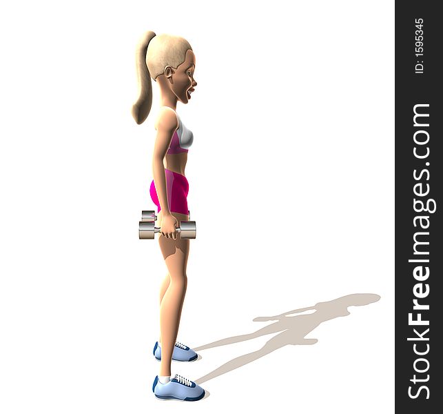 Fitness Girl : Shoulders