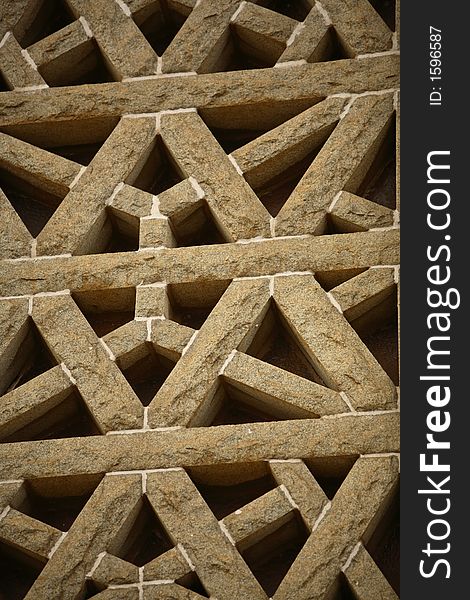 Abstract: stone wall pattern, Voortrekker Monument
