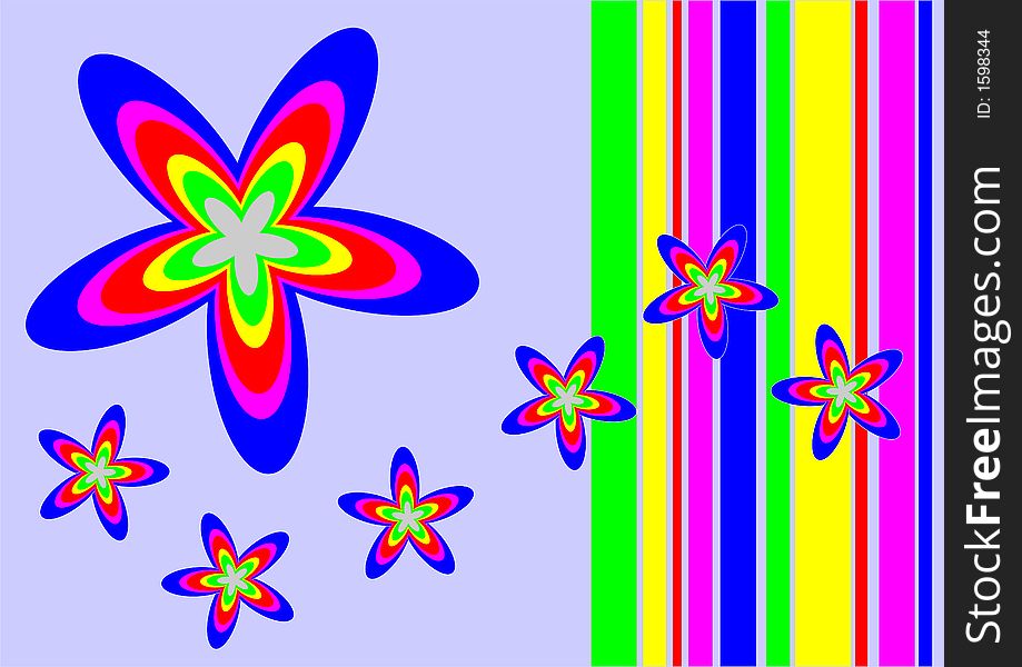 Vectorial Flower Pattern