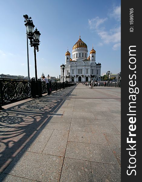 Church of Christ The Saviour in Moscow, Russia. Church of Christ The Saviour in Moscow, Russia