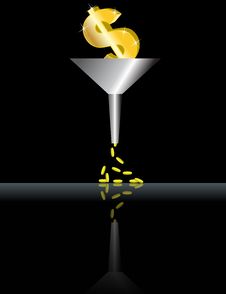 Gold Dollar Stock Photography Gold Dollar Stock Photography
