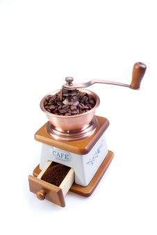 The Ancient Coffee Grinder Stock Photography