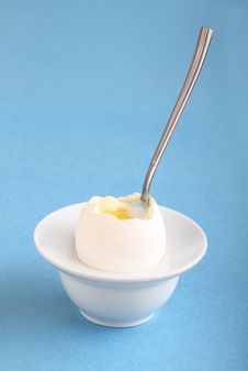 Soft Boiled Egg Stock Photography