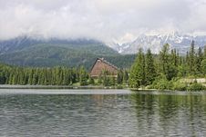 Strbske Pleso Lake In High Tatras, Slovakia Stock Photo