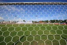 Behind A Goal Stock Image Behind A Goal Stock Image