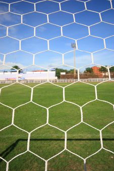 Behind A Goal Royalty Free Stock Photos Behind A Goal Royalty Free Stock Photos