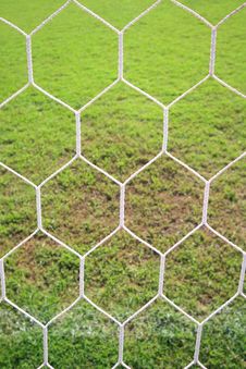 Behind A Goal Stock Photo Behind A Goal Stock Photo