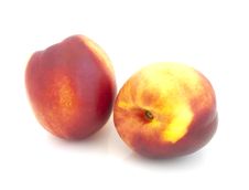 Two Peaches Stock Images