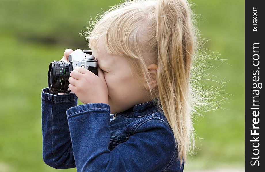 Little Girl With The Camera