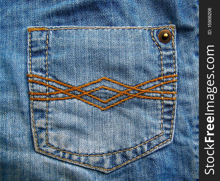 Fragment Of Jeans