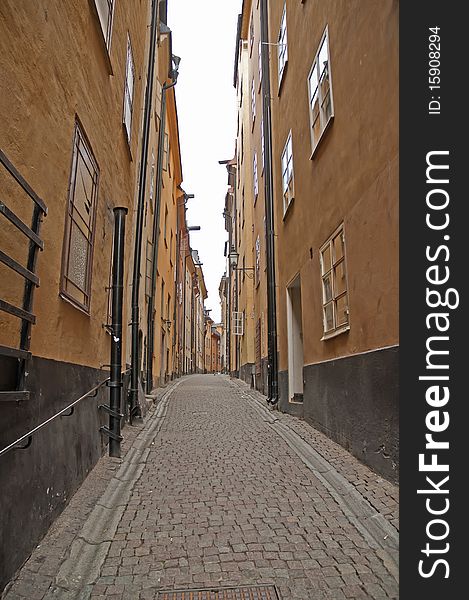 Alleyway in Stockholm