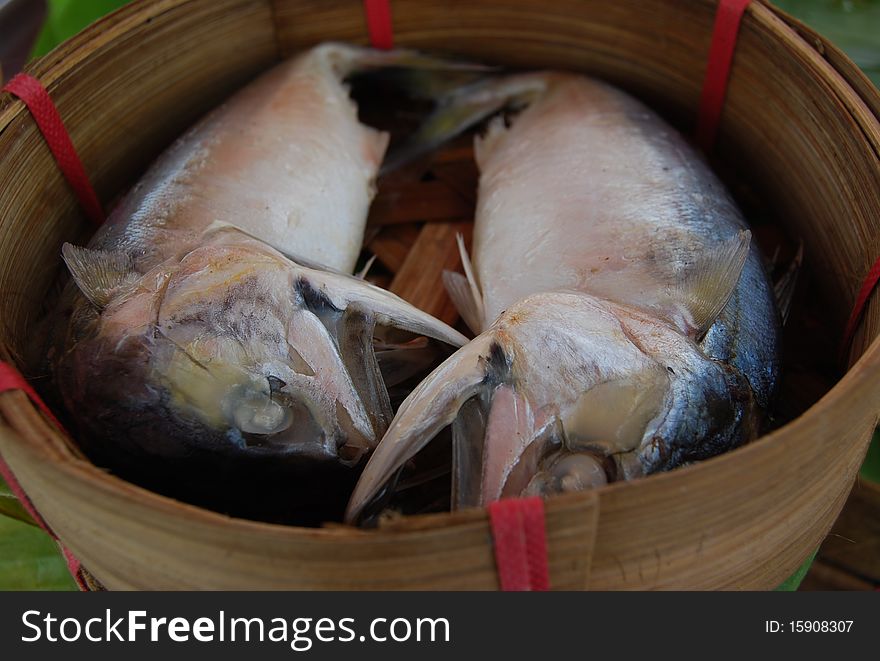 Fish In Bamboo Steamers