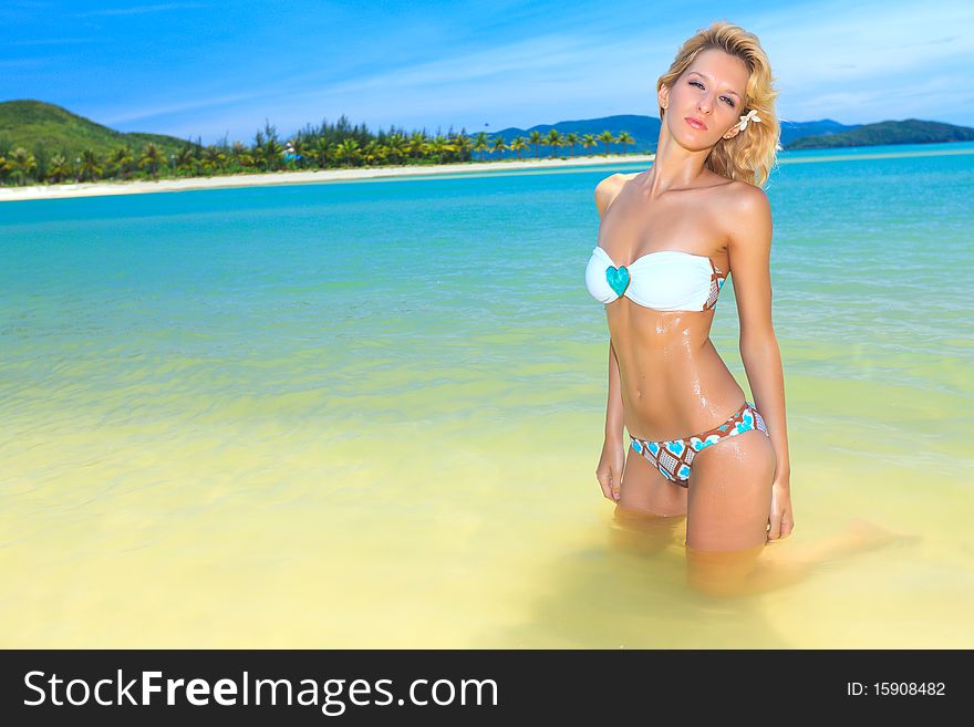 Woman On The Beach