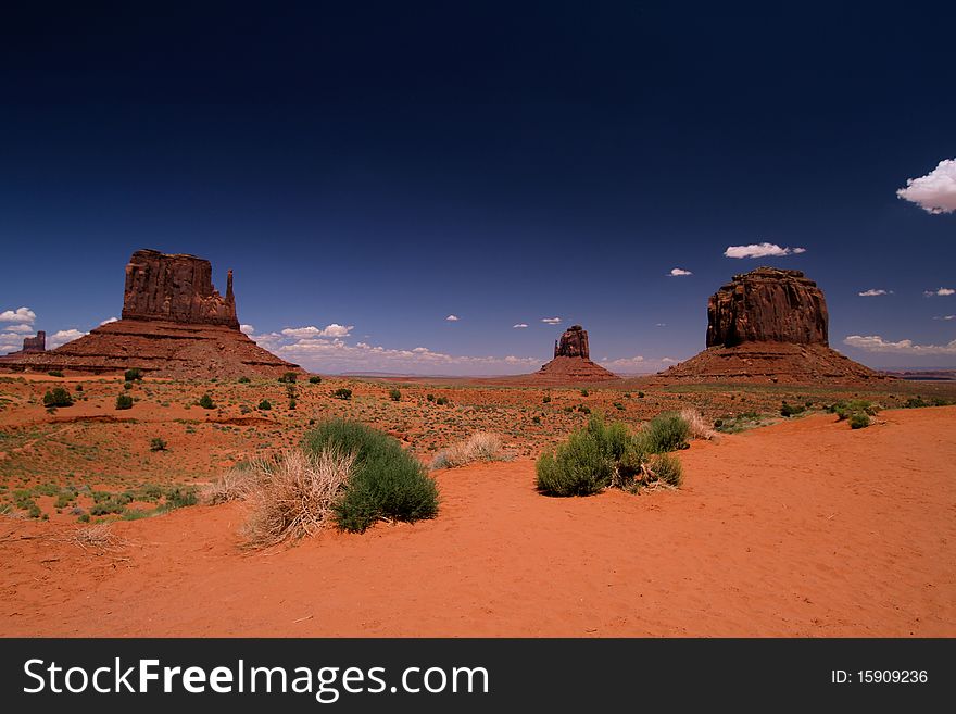 Beautiful picture of the rocks of Monument Valley. Beautiful picture of the rocks of Monument Valley