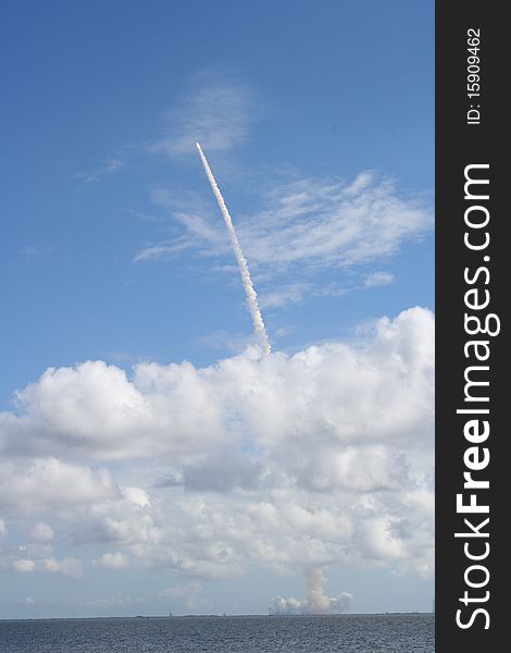 Shuttle Take Off From Cape Canaveral for a mission