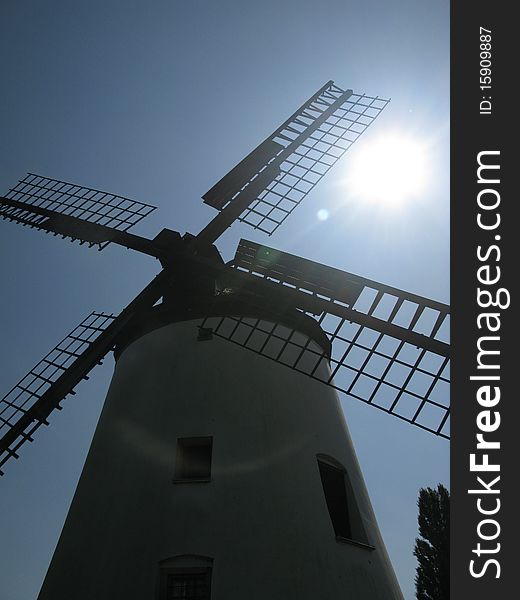Classical windmill in central Europe