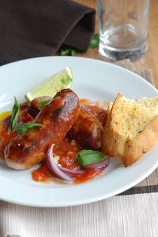 Sausage Casserole Stock Photography Sausage Casserole Stock Photography