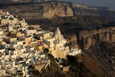Fira, City In Greece Island Santorini Stock Photos Fira, City In Greece Island Santorini Stock Photos