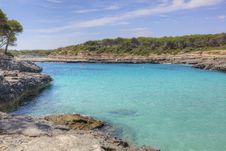 Wide View Of Sea Bay With Tarquois Water Royalty Free Stock Image Wide View Of Sea Bay With Tarquois Water Royalty Free Stock Image
