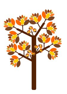 Autumn Tree Illustration Royalty Free Stock Photography Autumn Tree Illustration Royalty Free Stock Photography