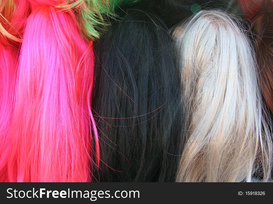 Stacks Of Colored Hair