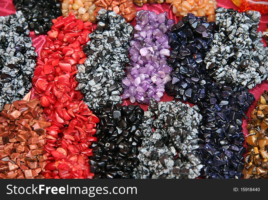 Multi-coloured Ornamental Stones