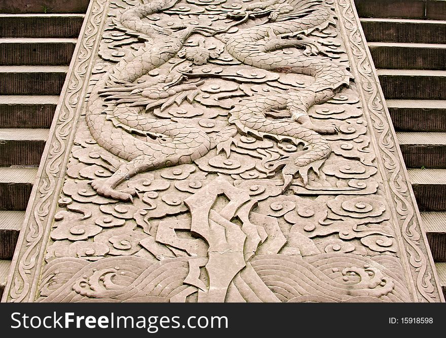 Chinese Traditional Dragon Relief