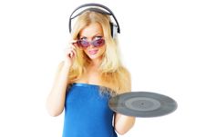 Girl Listening To Music Royalty Free Stock Images Girl Listening To Music Royalty Free Stock Images