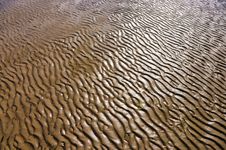 Wet Sand Ripples Stock Image Wet Sand Ripples Stock Image