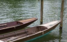 Punts On The River Royalty Free Stock Photography Punts On The River Royalty Free Stock Photography