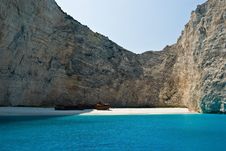 Navagio Beach Royalty Free Stock Images Navagio Beach Royalty Free Stock Images