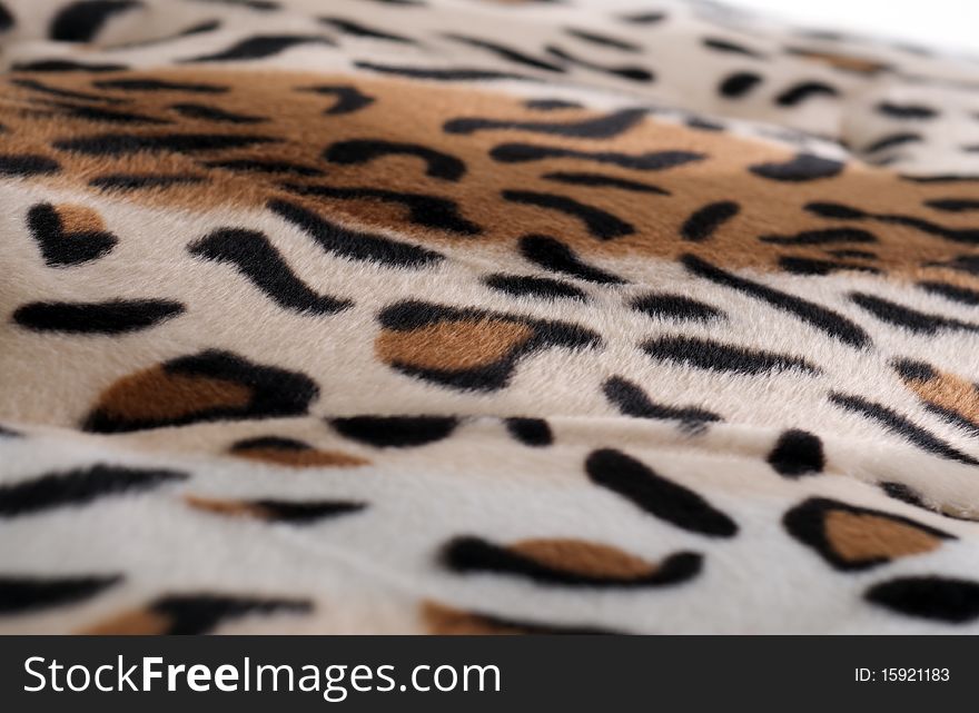 Clouse-up of leopard skin, use as background