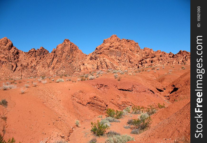 Rocks in Valley of Fire Nevada