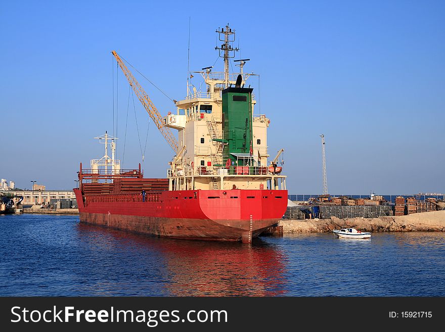 Boat in the port of Santa Pola. Boat in the port of Santa Pola