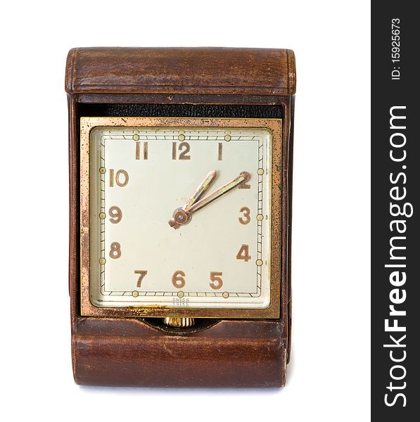 Vintage Square Clock In Front