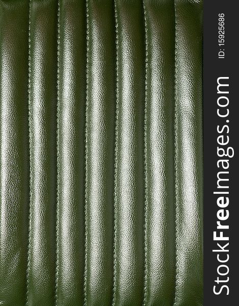 Green leather pattern for background