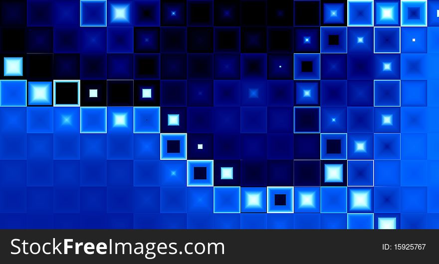 Blue rectangles background