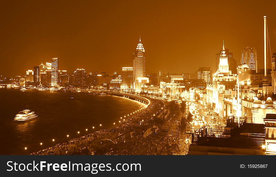 Night View In Shanghai