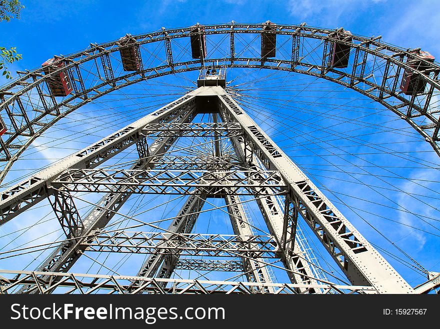 Prater - giant old ferris wheel, Vienna, Austria