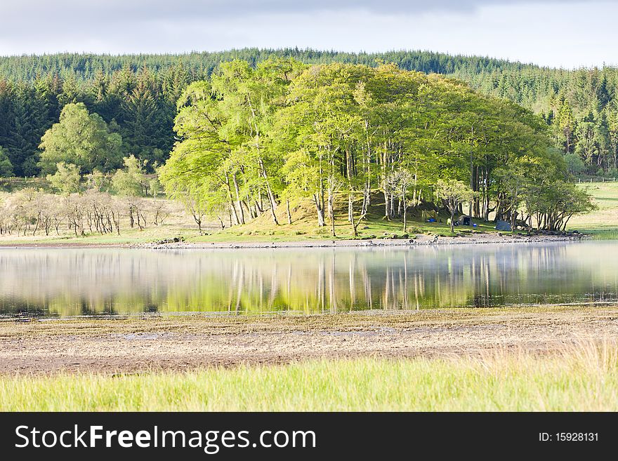 Loch Awe in Highlands, Scotland