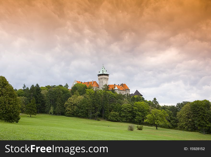 Smolenice Castle in Slovak Republic