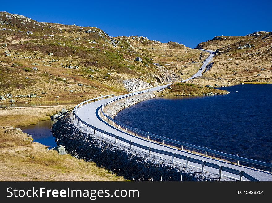 Mountain range in Norway