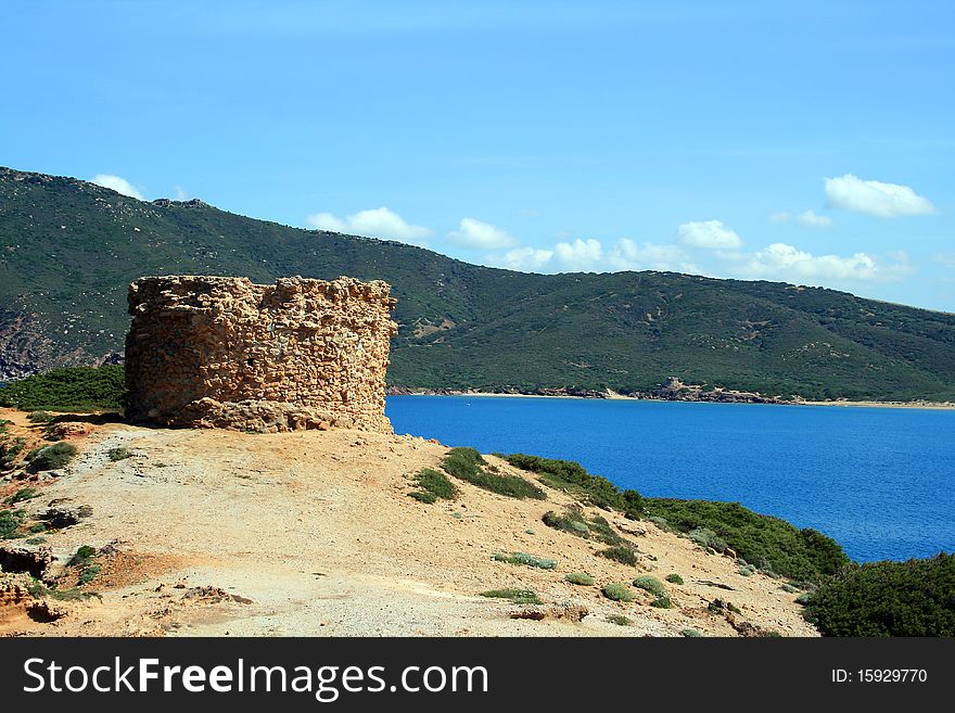 Bastion in the north coast of Sardinia