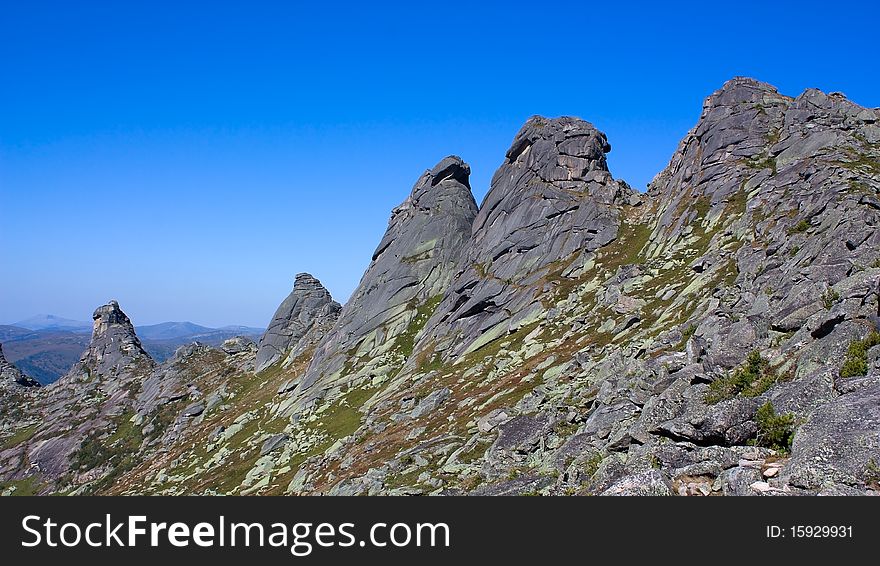 Mountain landscape. Siberian Natural Park Ergaki.