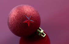 Christmas Ball With Star Royalty Free Stock Images Christmas Ball With Star Royalty Free Stock Images