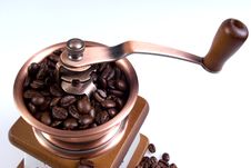 Clouse-up Of Ancient Coffee Grinder Royalty Free Stock Photo Clouse-up Of Ancient Coffee Grinder Royalty Free Stock Photo