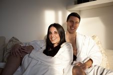 Sexy Young Couple Having Morning Together Stock Photo Sexy Young Couple Having Morning Together Stock Photo