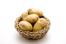 Raw Potatoes Royalty Free Stock Images